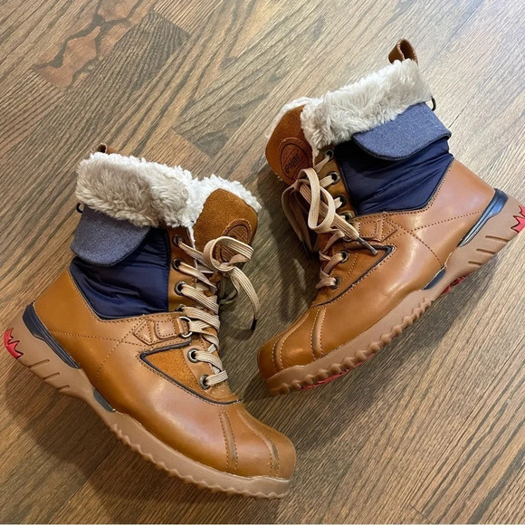 Pajar Canada Waterproof Leather boots color block size EU 38 US 7-7.5 main image 15